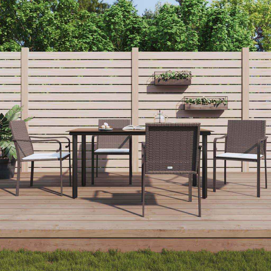 VidaXL Garten essgruppe poly-rattan