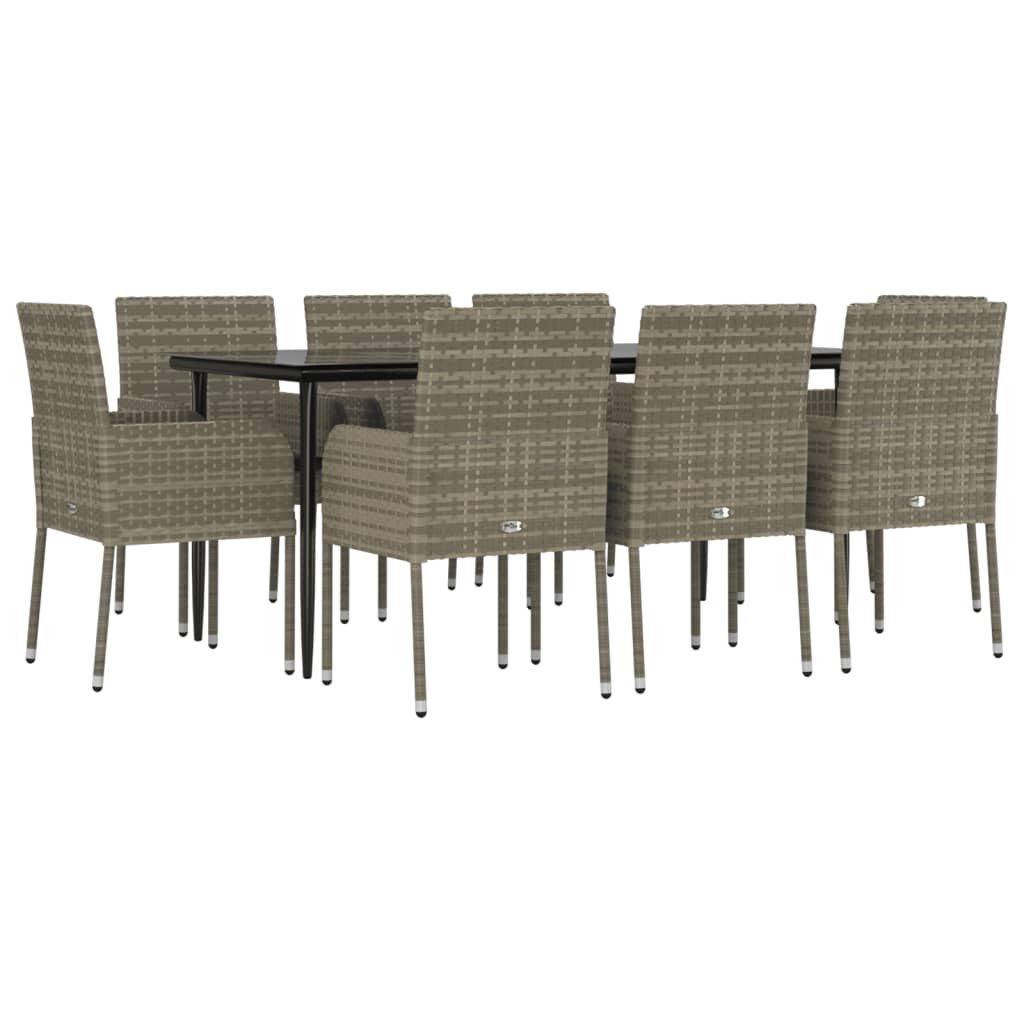 VidaXL Garten essgruppe poly-rattan
