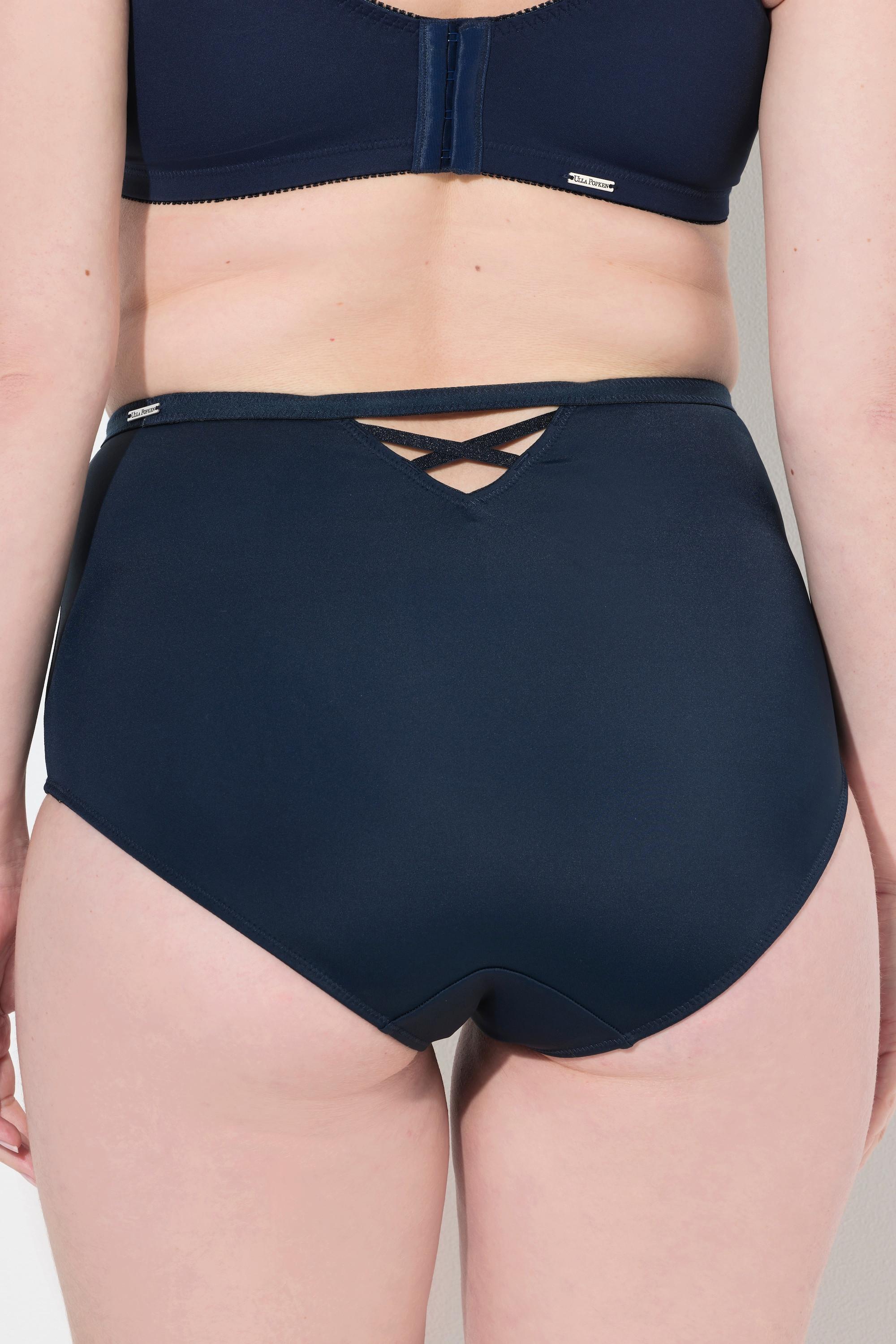 Ulla Popken Shaping-Maxislip, unterlegte Spitze, High Waist