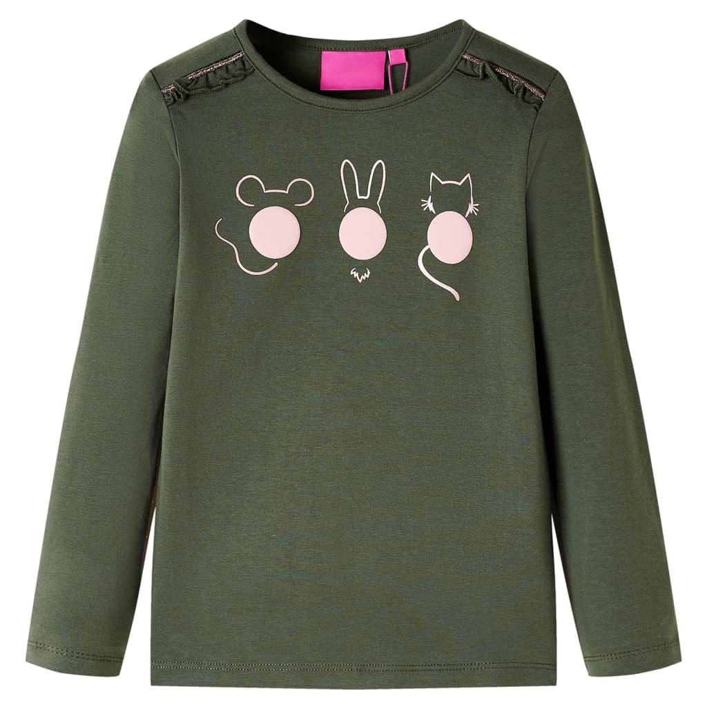 VidaXL Kinder langarmshirt gewebe