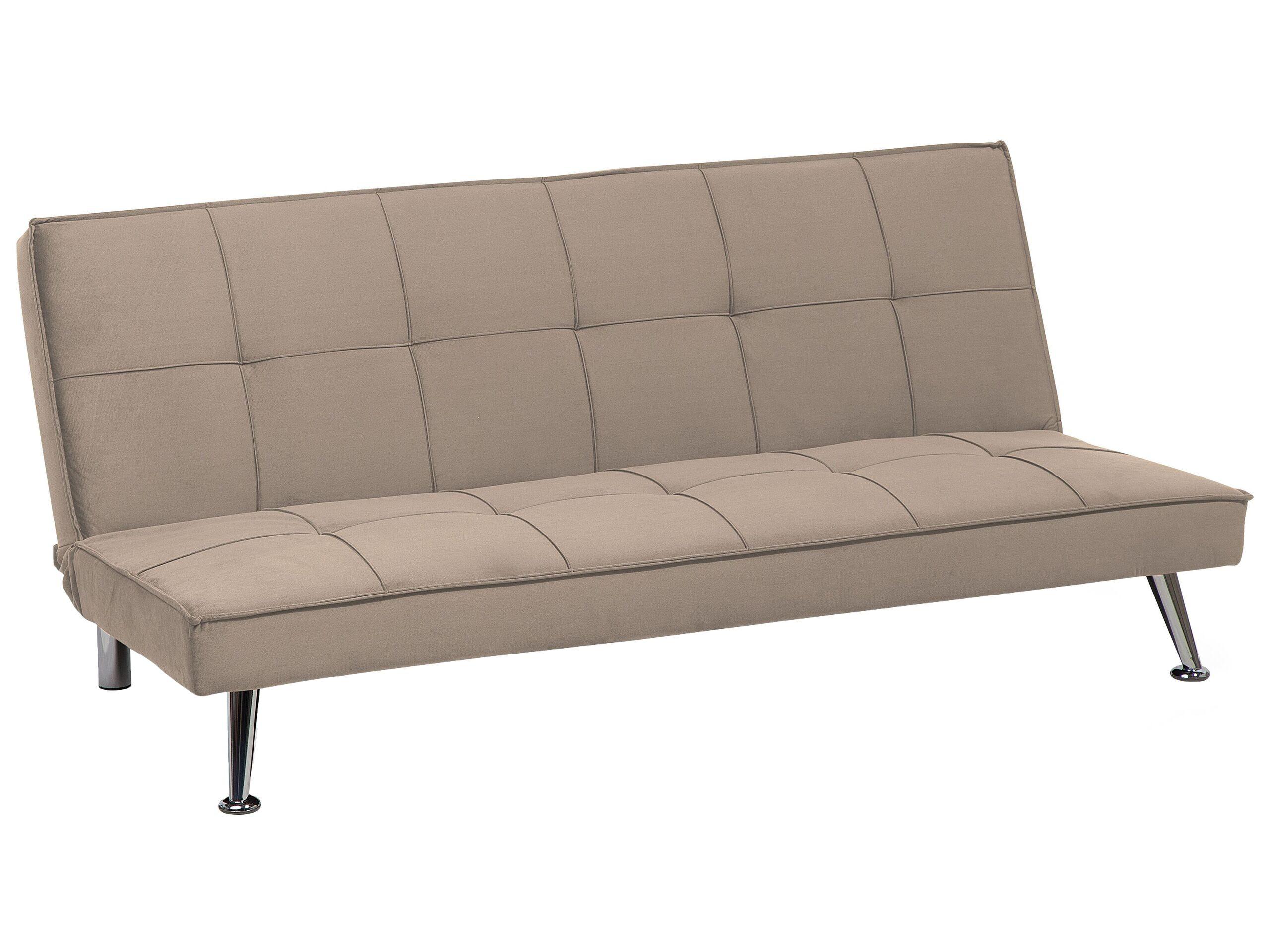 Beliani Schlafsofa aus Polyester Modern HASLE