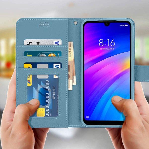 Avizar Flip Bookcover Xiaomi Redmi 7 Blau