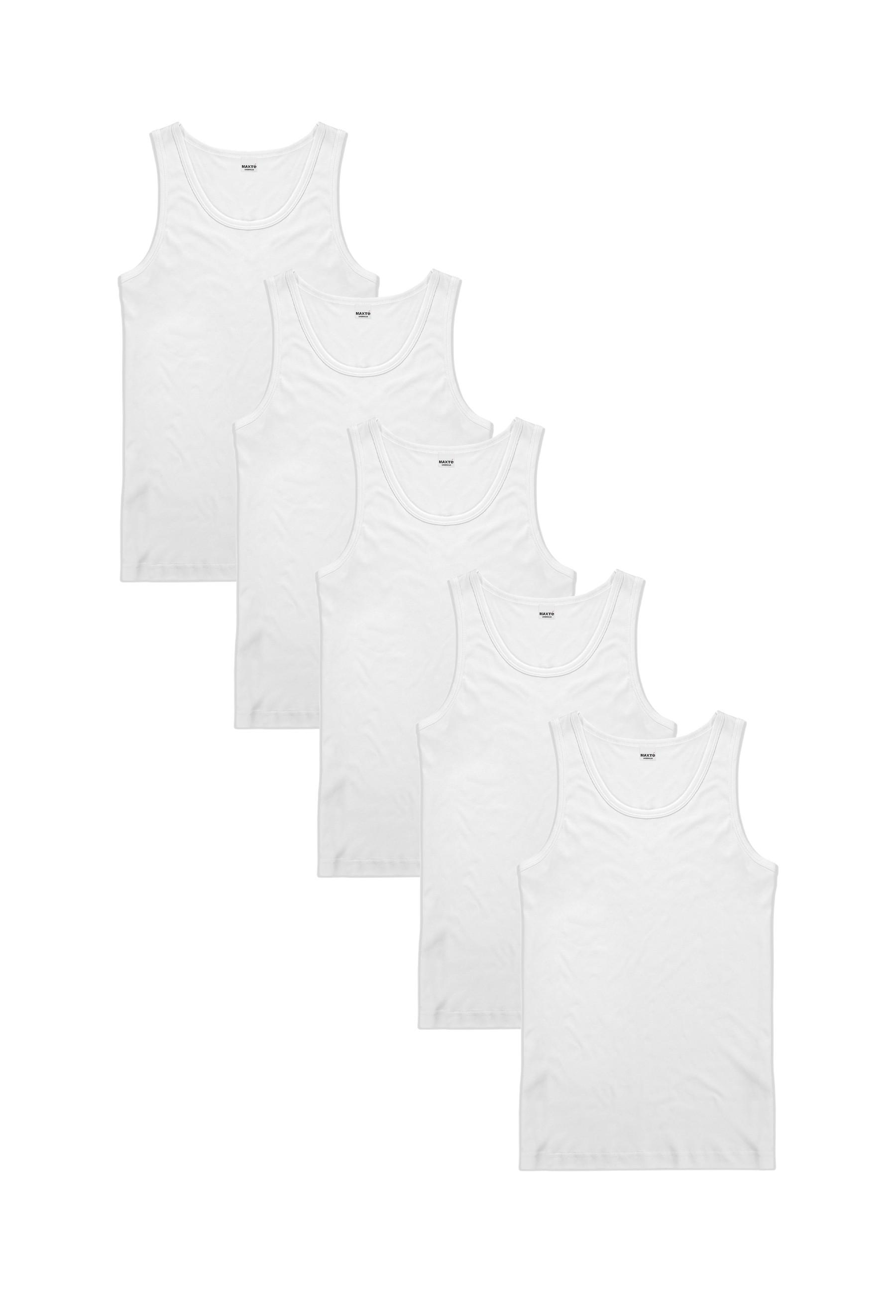 Maxte BASIC MAX Ärmelloses Trägerhemd 5er Pack