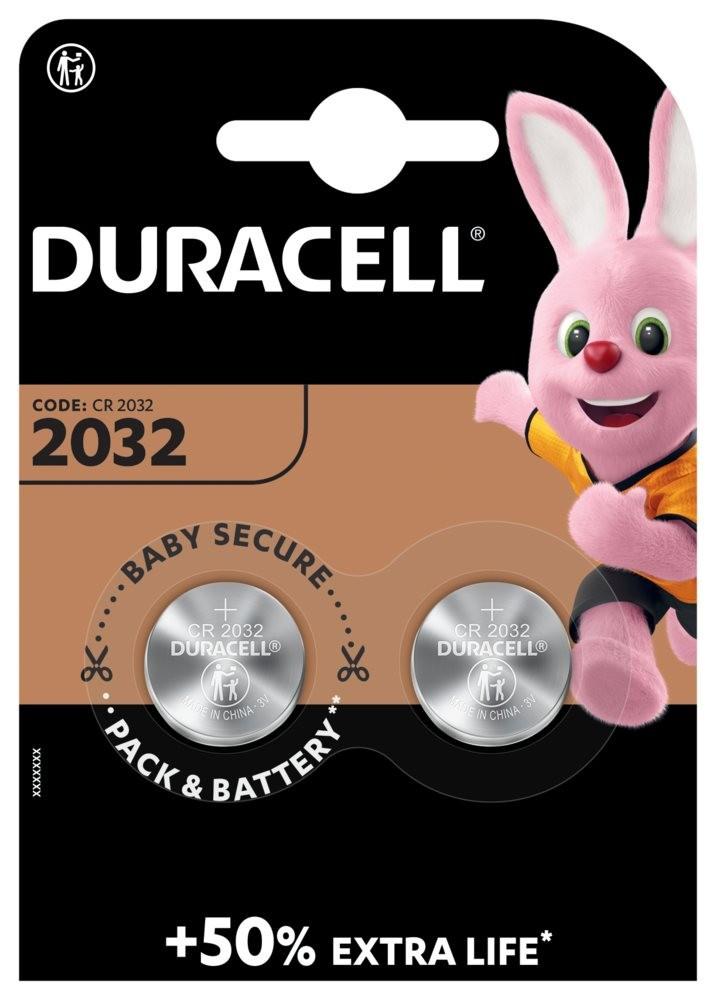 DURACELL DURACELL Knopfbatterie Specialty DL2032 B2 CR2032, 3V 2 Stück