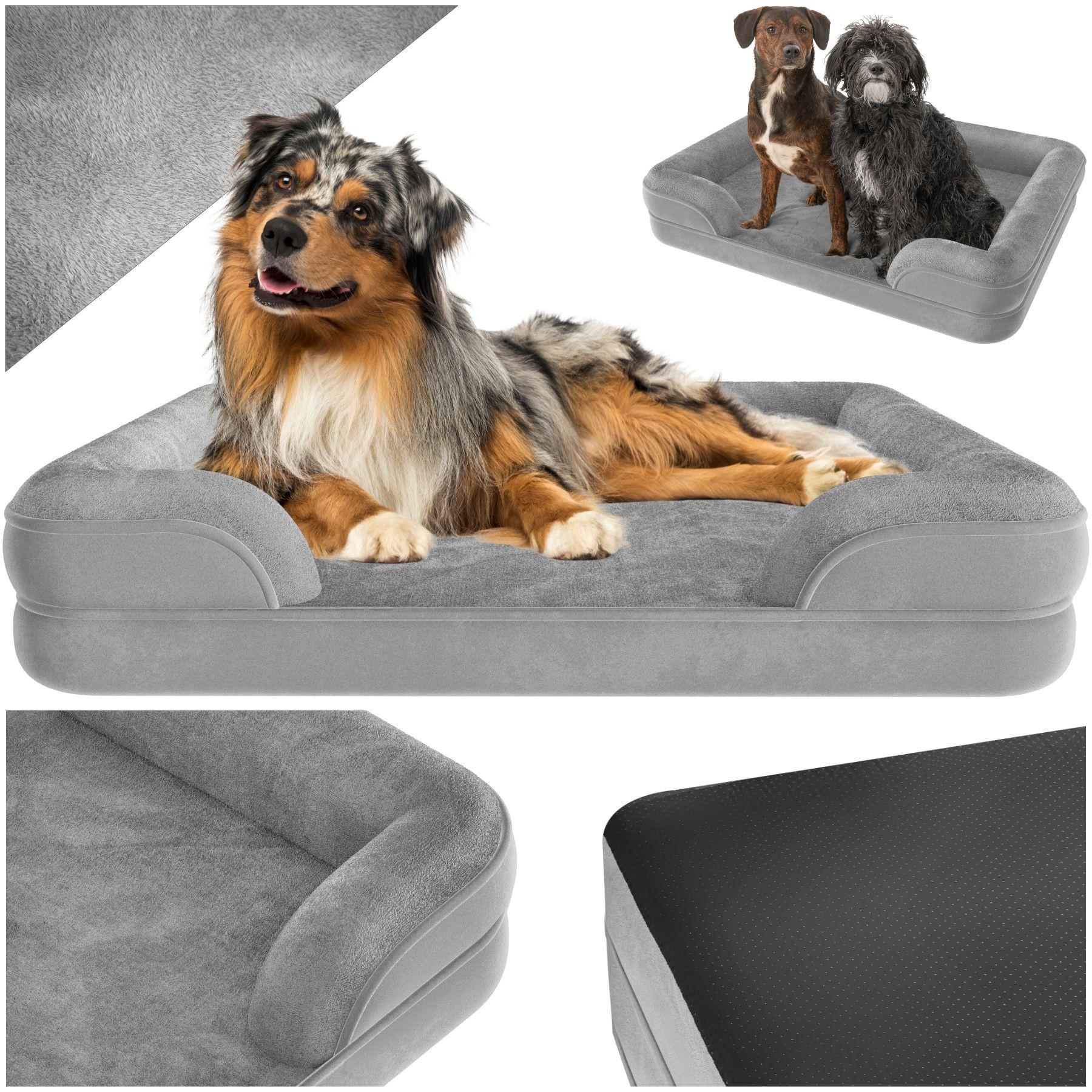 Tectake Orthopädisches Hundebett Kimba XL