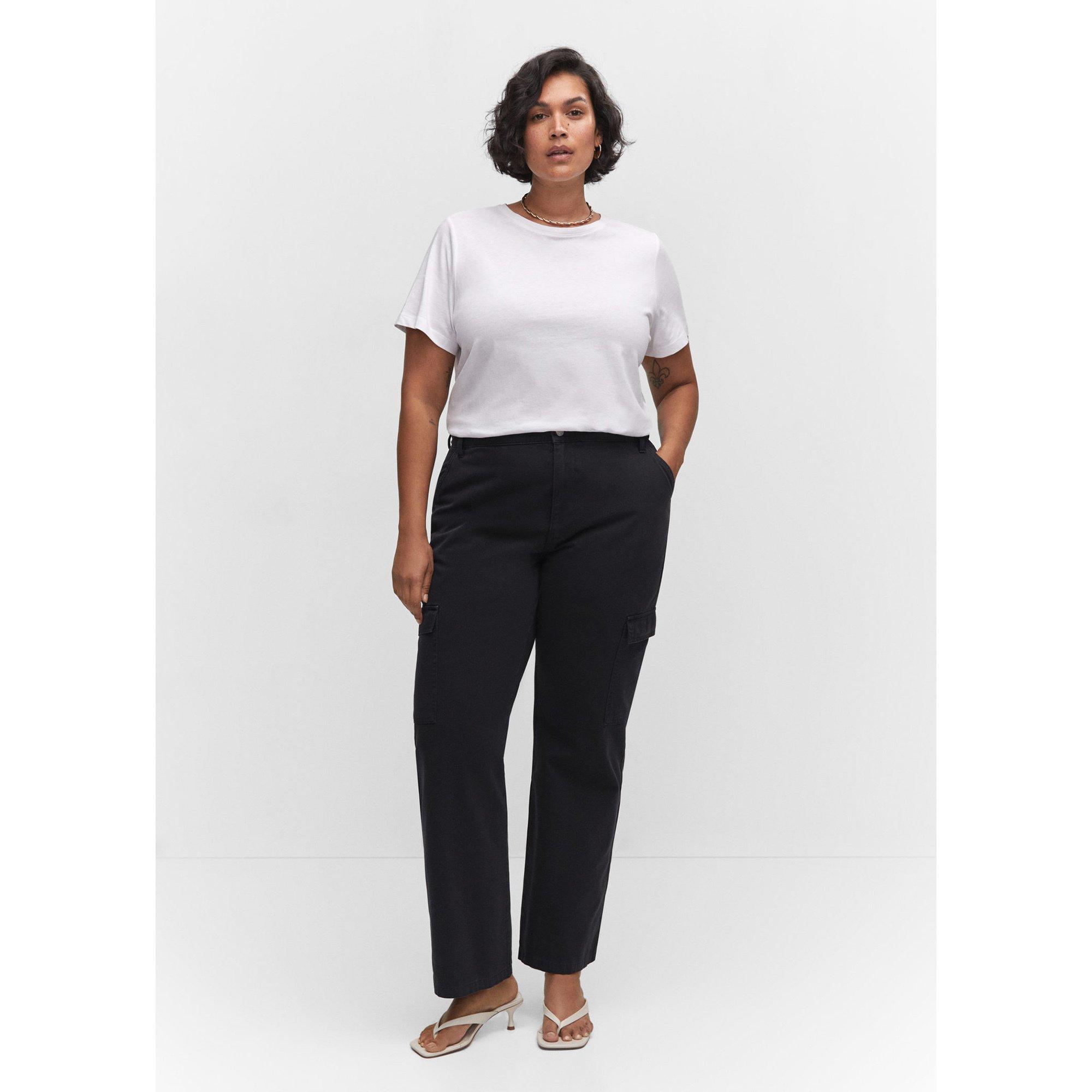 MANGO Newcargo Straight Leg Jeans