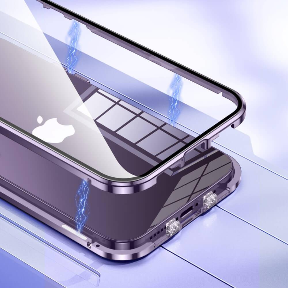 Cover-Discount iPhone 15 - Magnetische Schutzhülle Mit Panzerglas