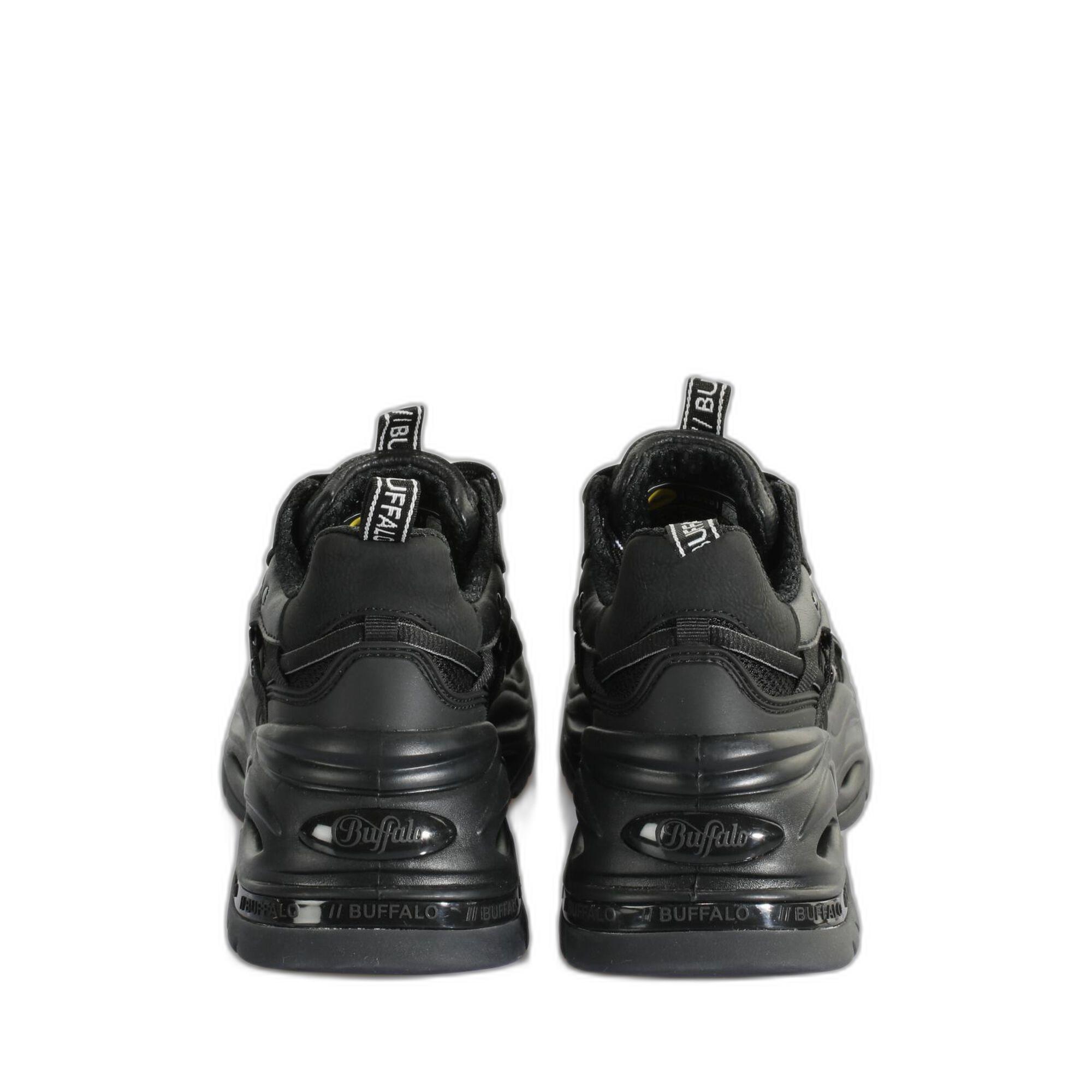 Buffalo sneakers aus veganem nappa-strick damen triplet hollow
