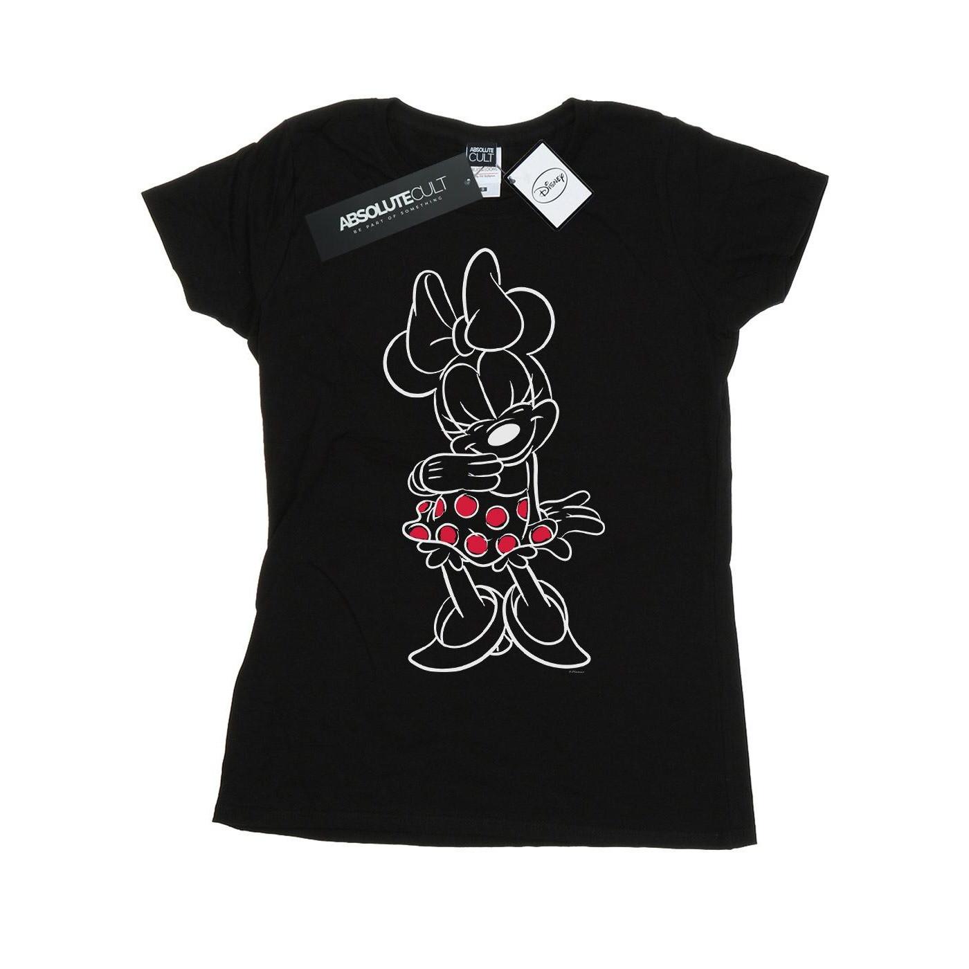 Disney Minnie Maus Tupfen Print T-Shirt
