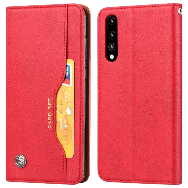 Avizar Lederhülle Huawei P20 Pro Rot