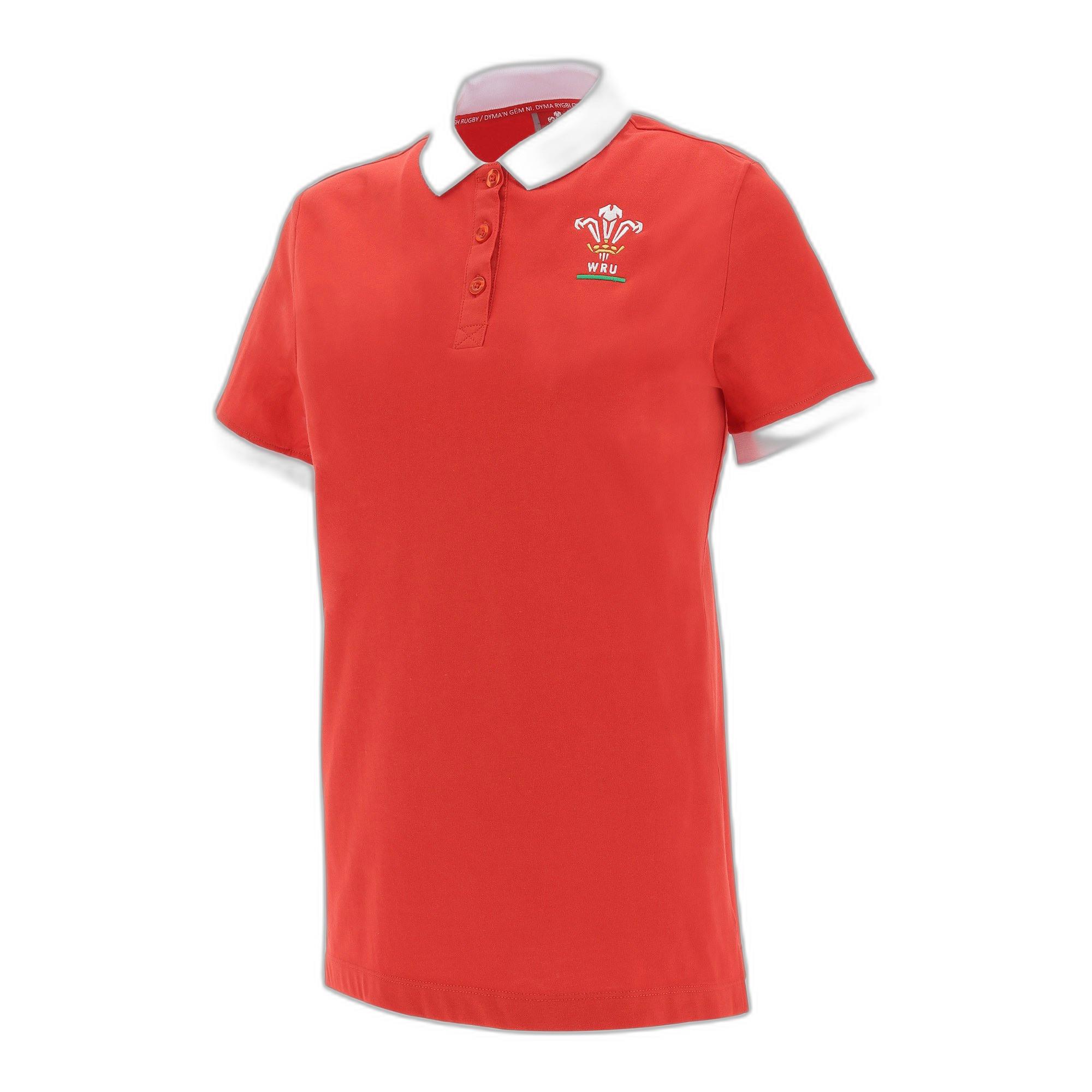 macron Wales Rugby XV Merch Poloshirt