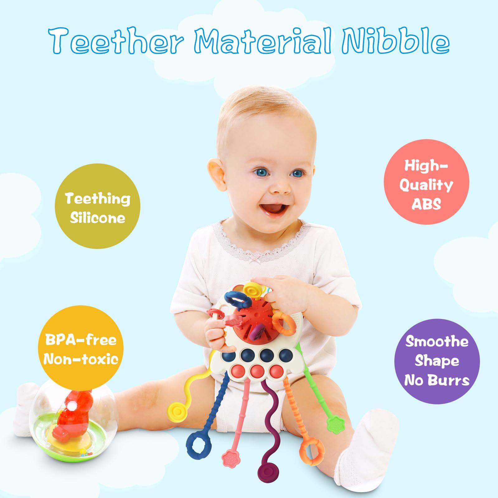 Activity-board Zugschnurspielzeug Sensorisches Spielzeug für Babys, Reisespielzeug Frühförderung