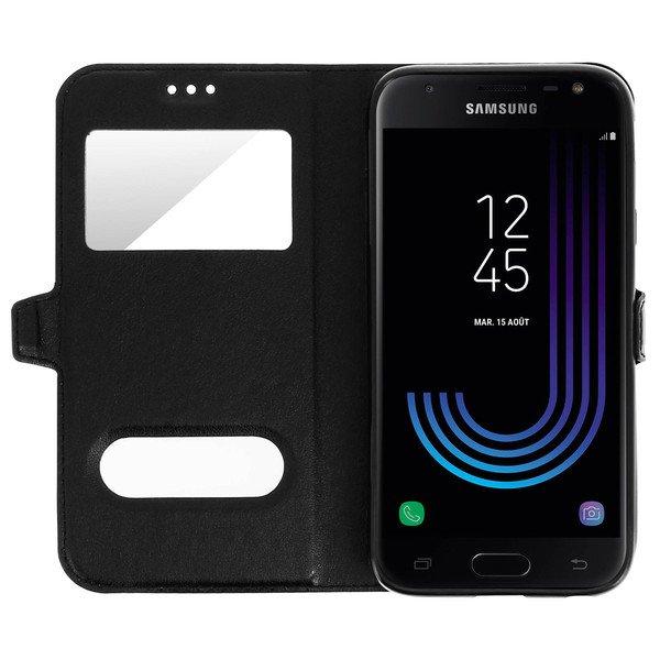 Avizar Galaxy J3 2017 Flip-Case Doppelfenster