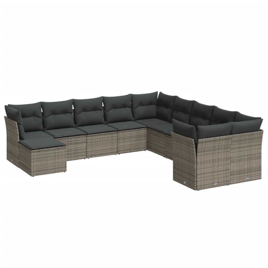 VidaXL Garten sofagarnitur poly-rattan