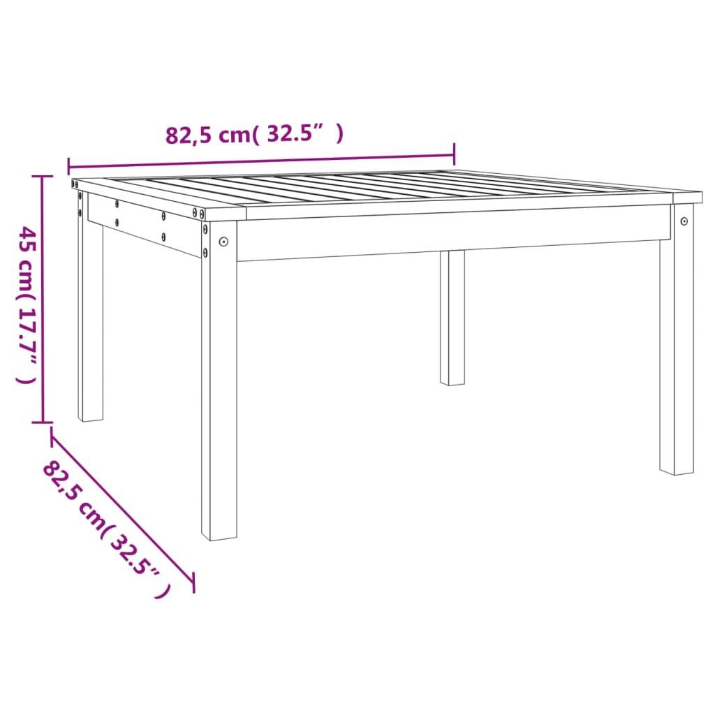 VidaXL Gartentisch kiefernholz