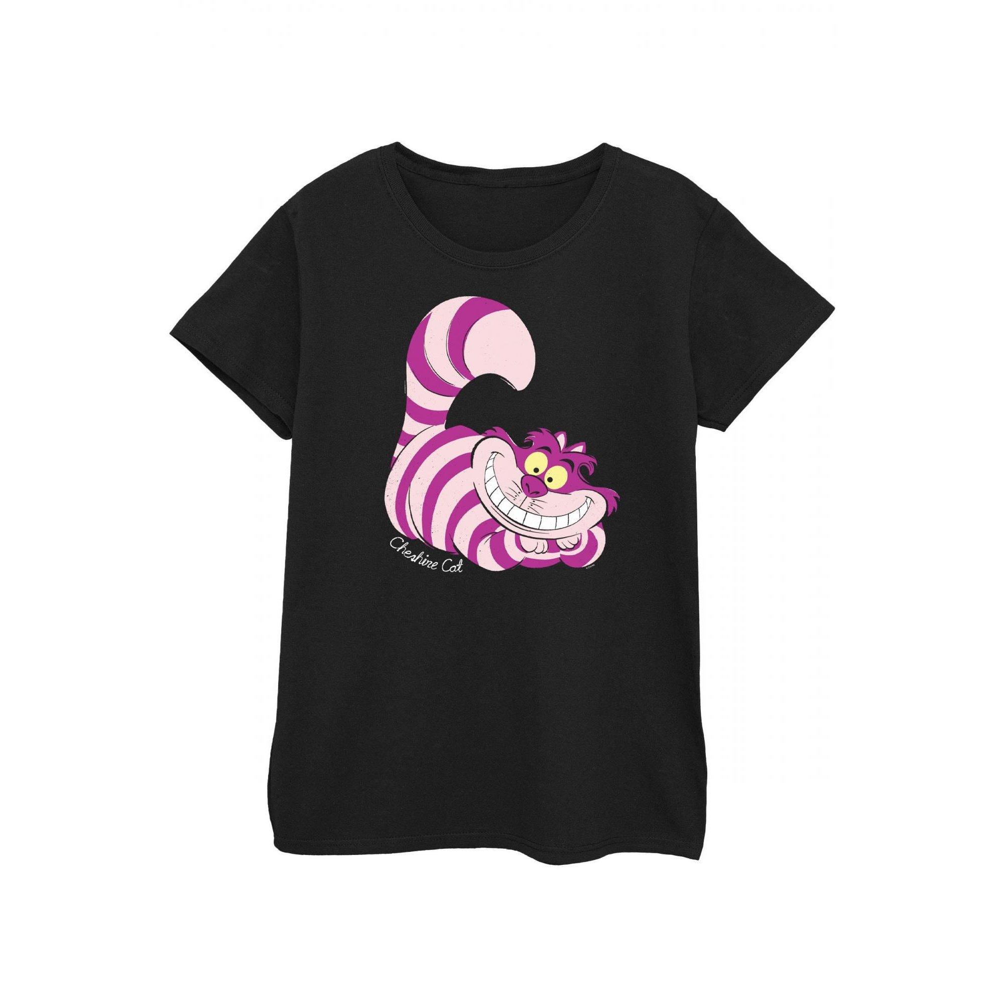 Alice in Wonderland Cheshire Cat Bedrucktes T-Shirt