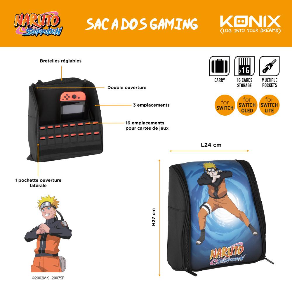KONIX Naruto Shippuden Zainetto (Backpack) Switch 26cm