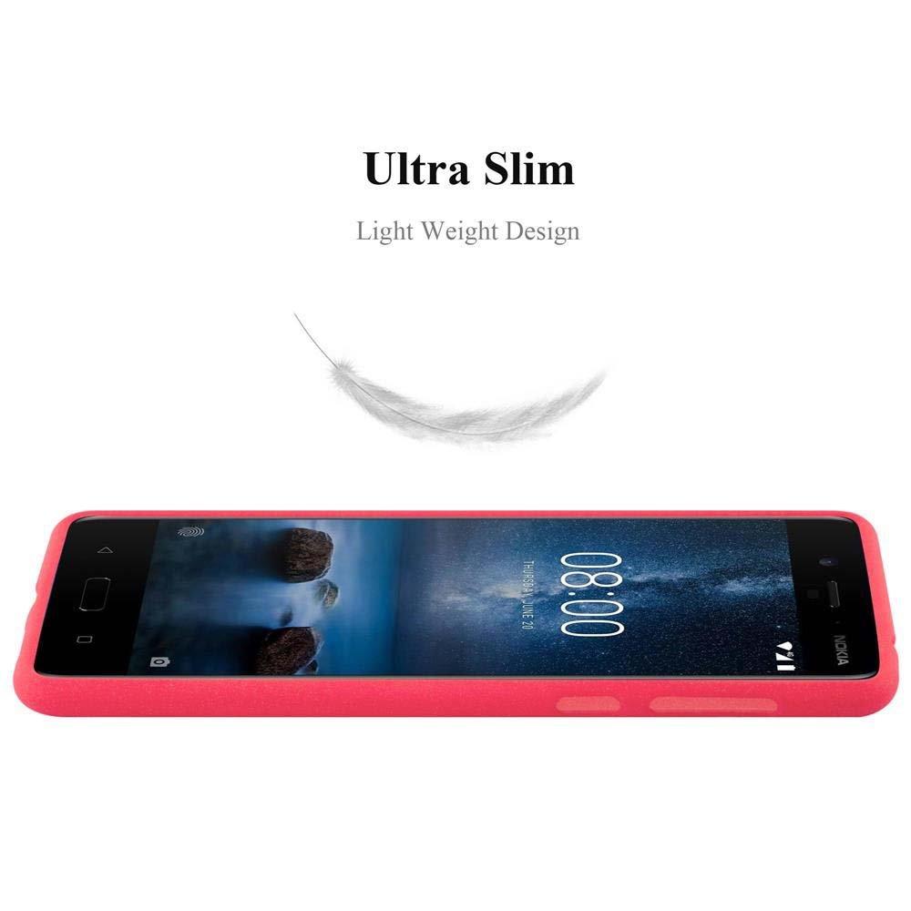 Cadorabo Hülle für Nokia 8 2017 TPU Silikon Frosted