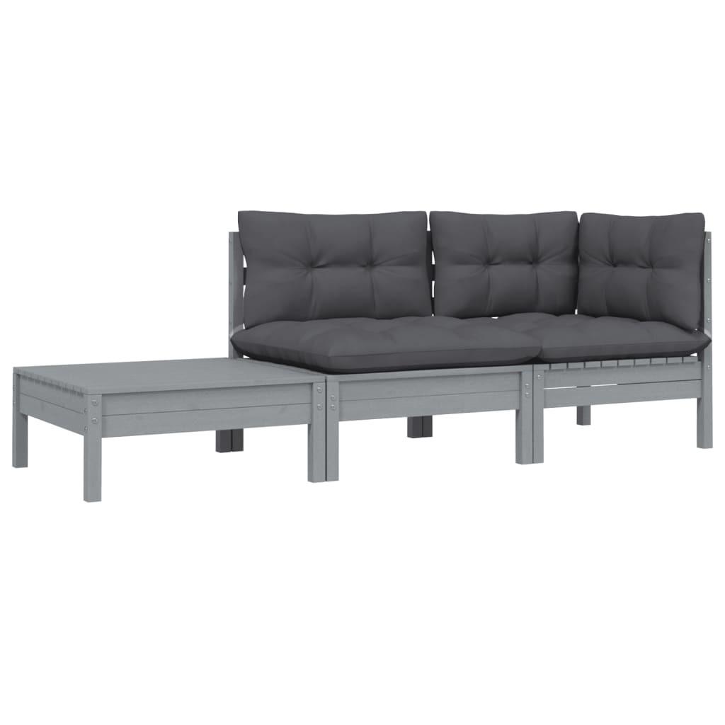 VidaXL Garten-lounge-set kiefernholz