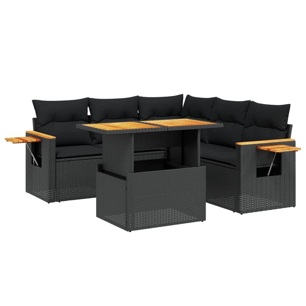 VidaXL Garten sofagarnitur poly-rattan