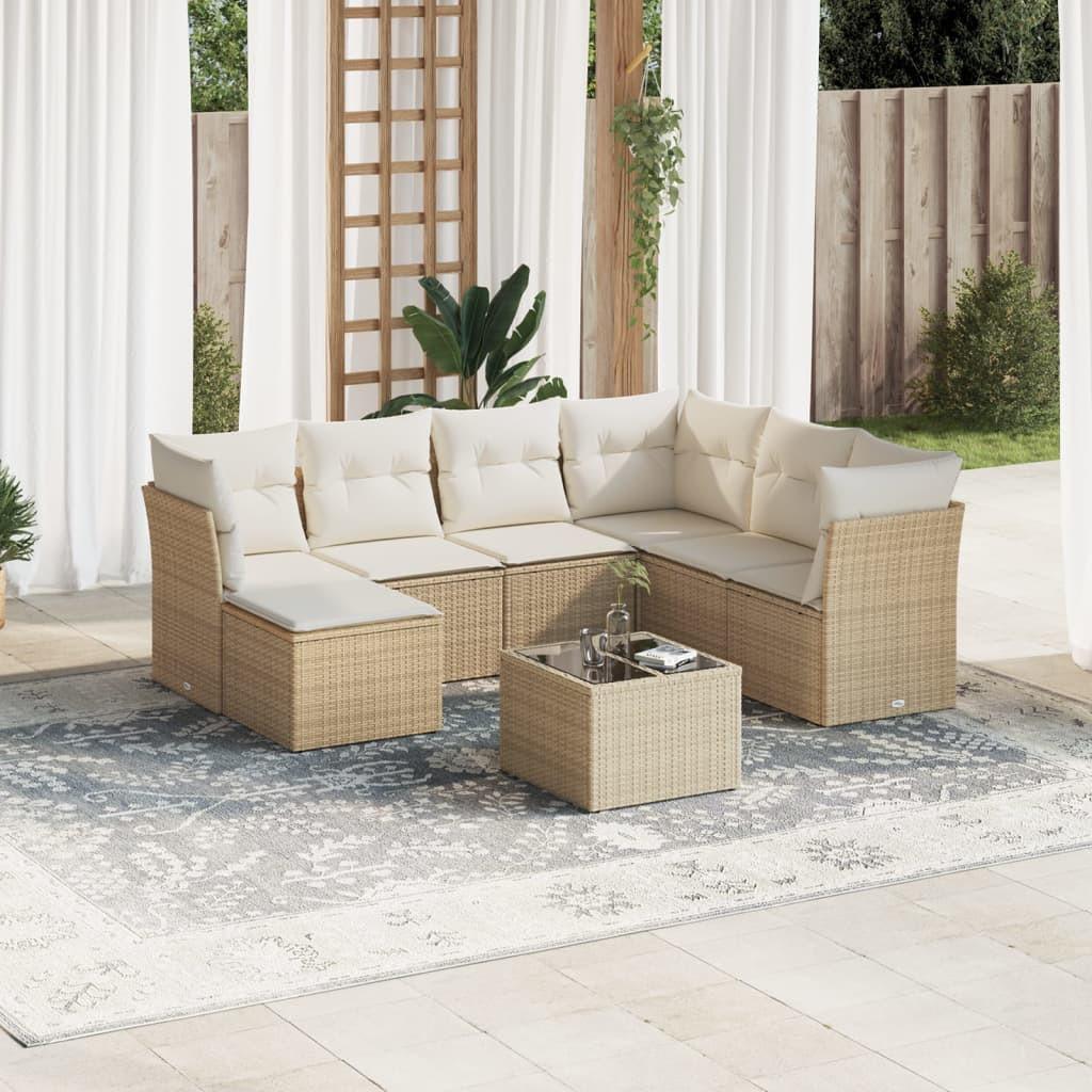 VidaXL Garten sofagarnitur poly-rattan
