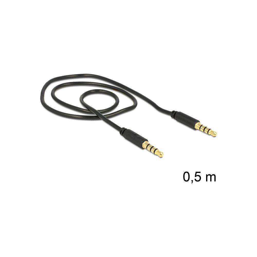 DeLock AUDIO-KABEL 3,5 MM KLINKE - 3,5 MM KLINKE 0.5 M
