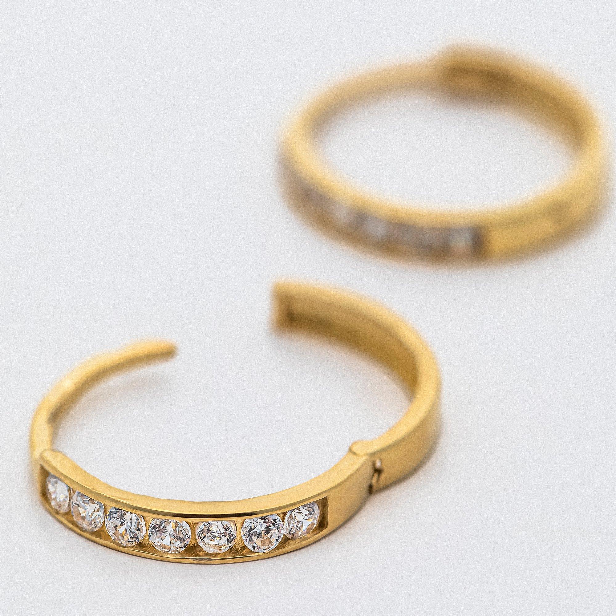 L' Atelier Gold 18 Karat by Manor Ohrringe