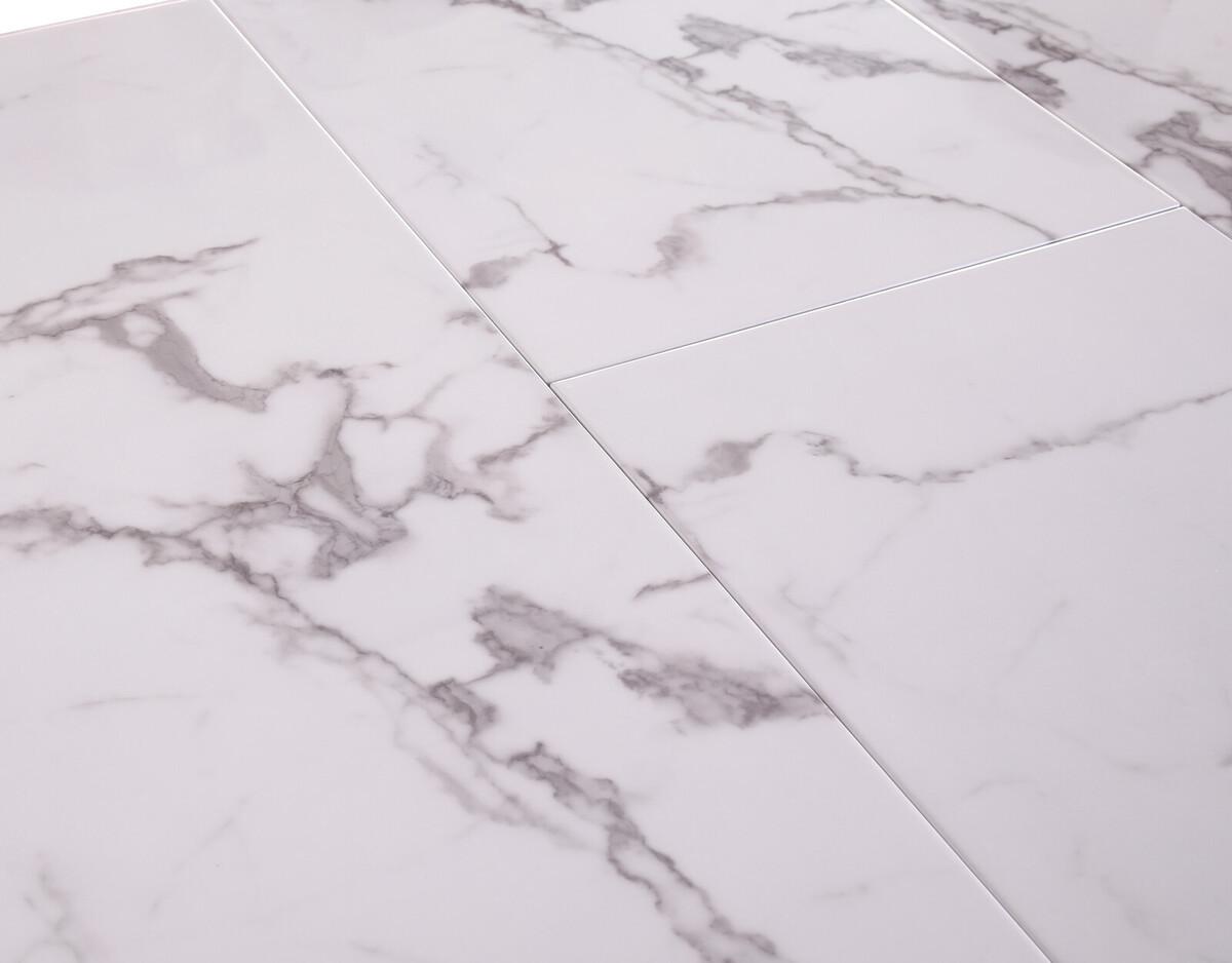 mutoni Ausziehtisch marmoroptik 200x90x77 weiss