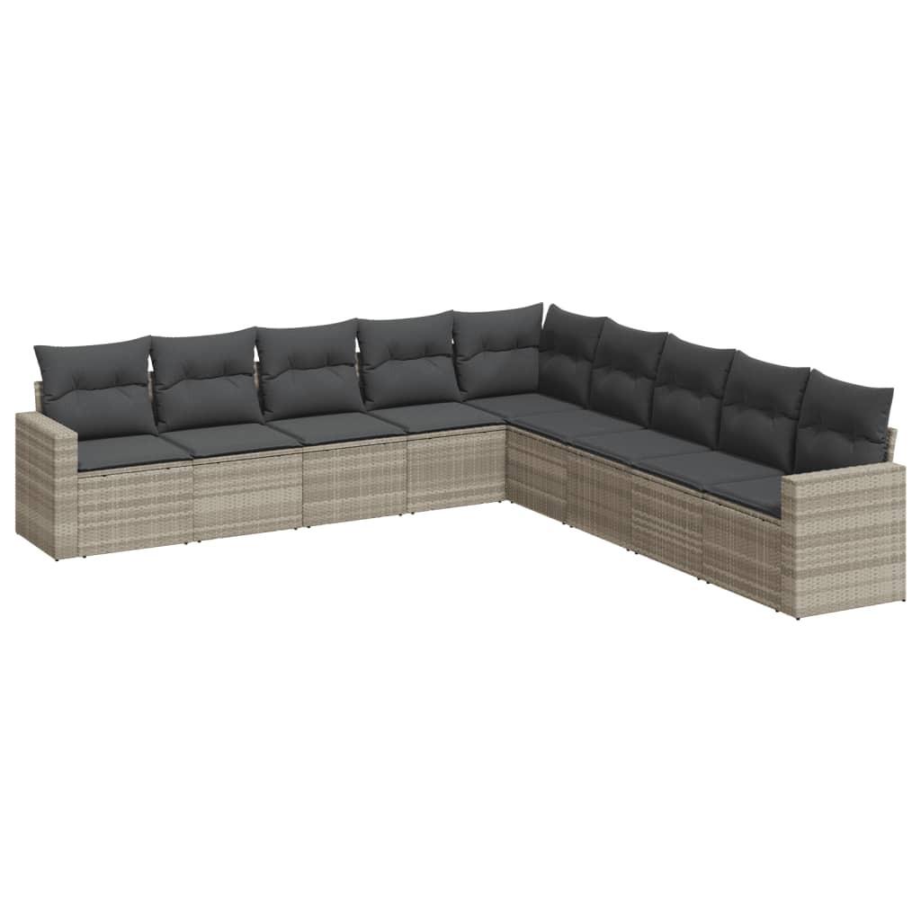 VidaXL Garten sofagarnitur poly-rattan