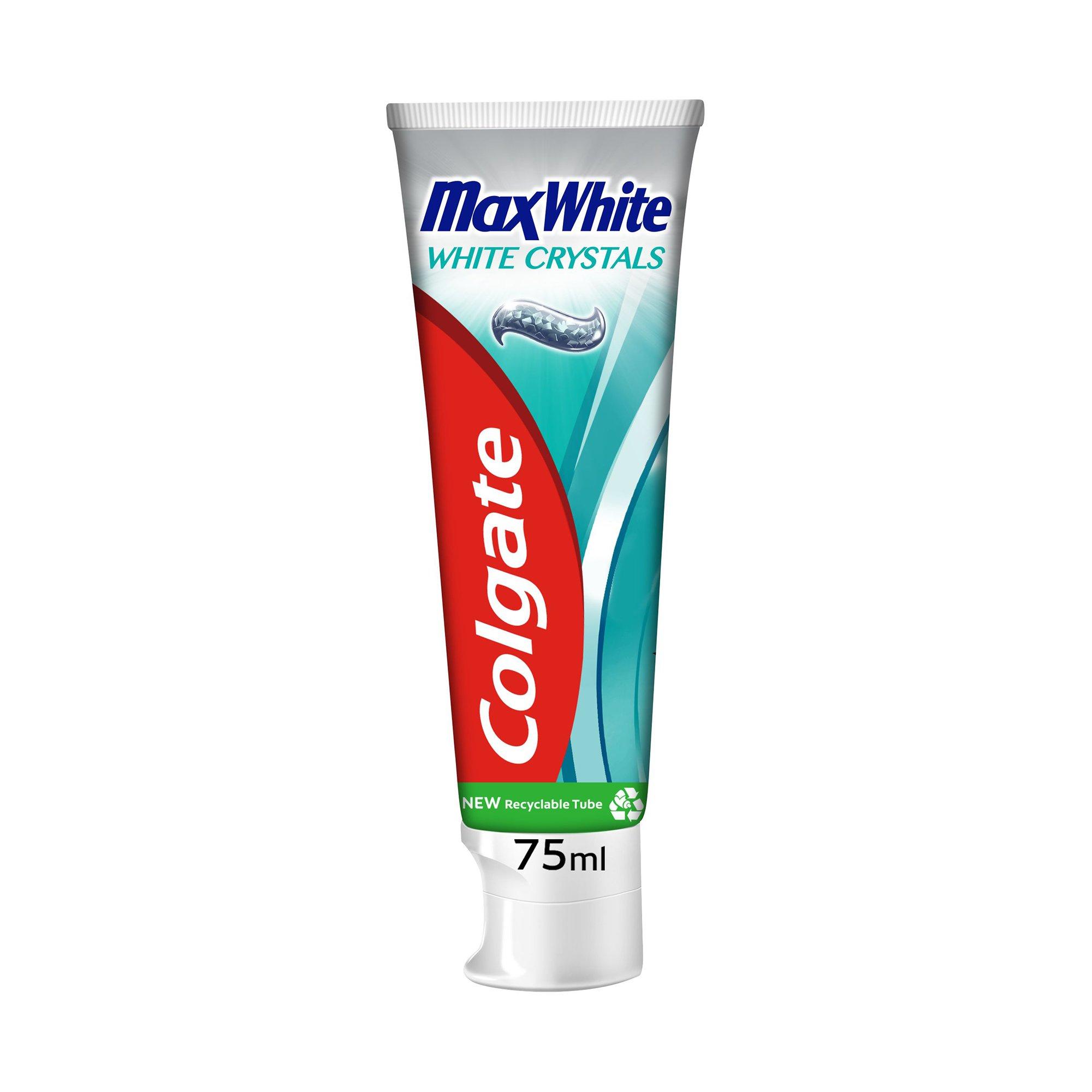 Colgate MAX WHITE CRYSTAL MINT WHITE Max White White Crystals Zahnpasta, Mit Whitening-Kristallen