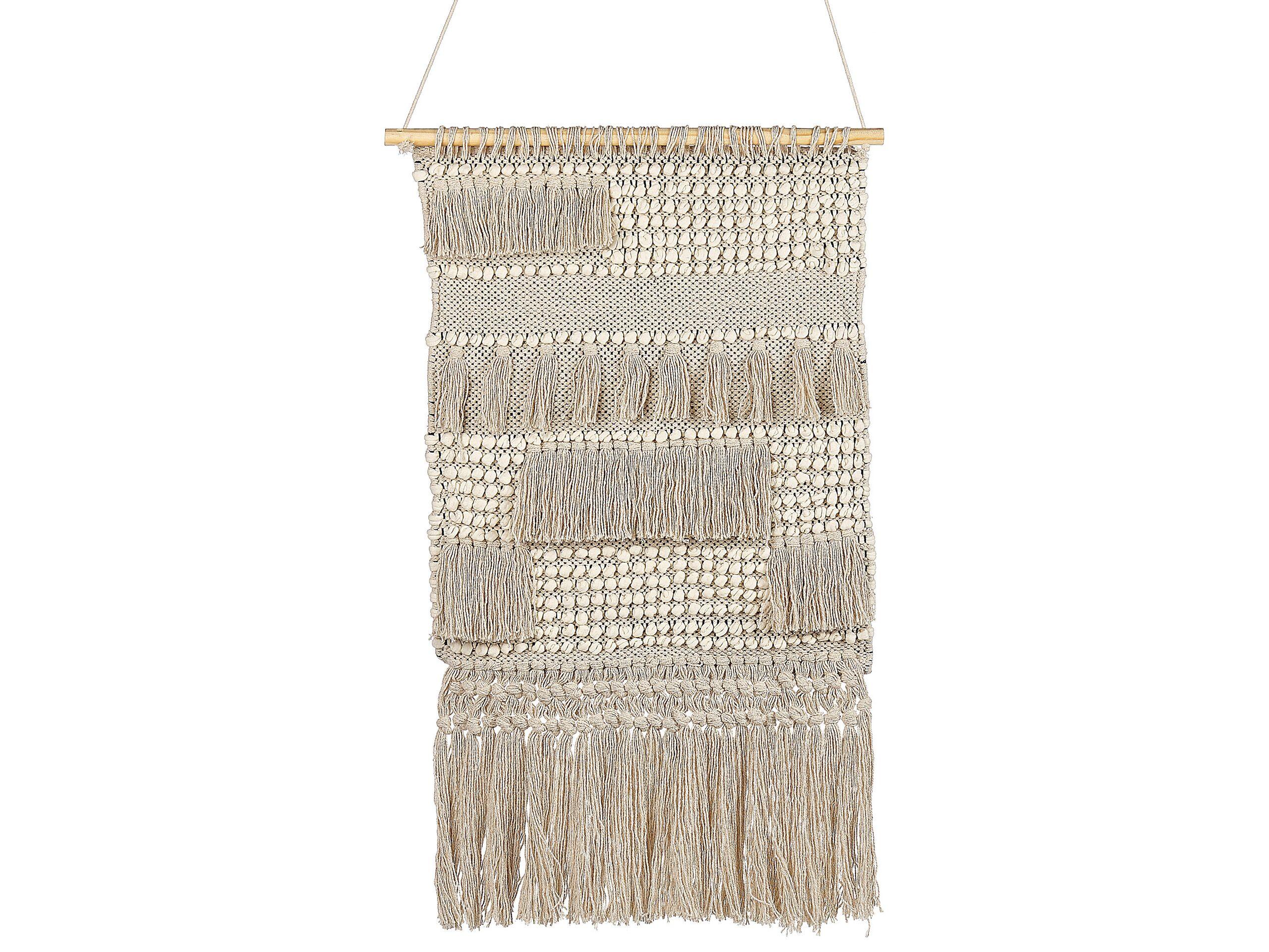 Beliani Wandbehang aus Baumwolle Boho GUJRAT