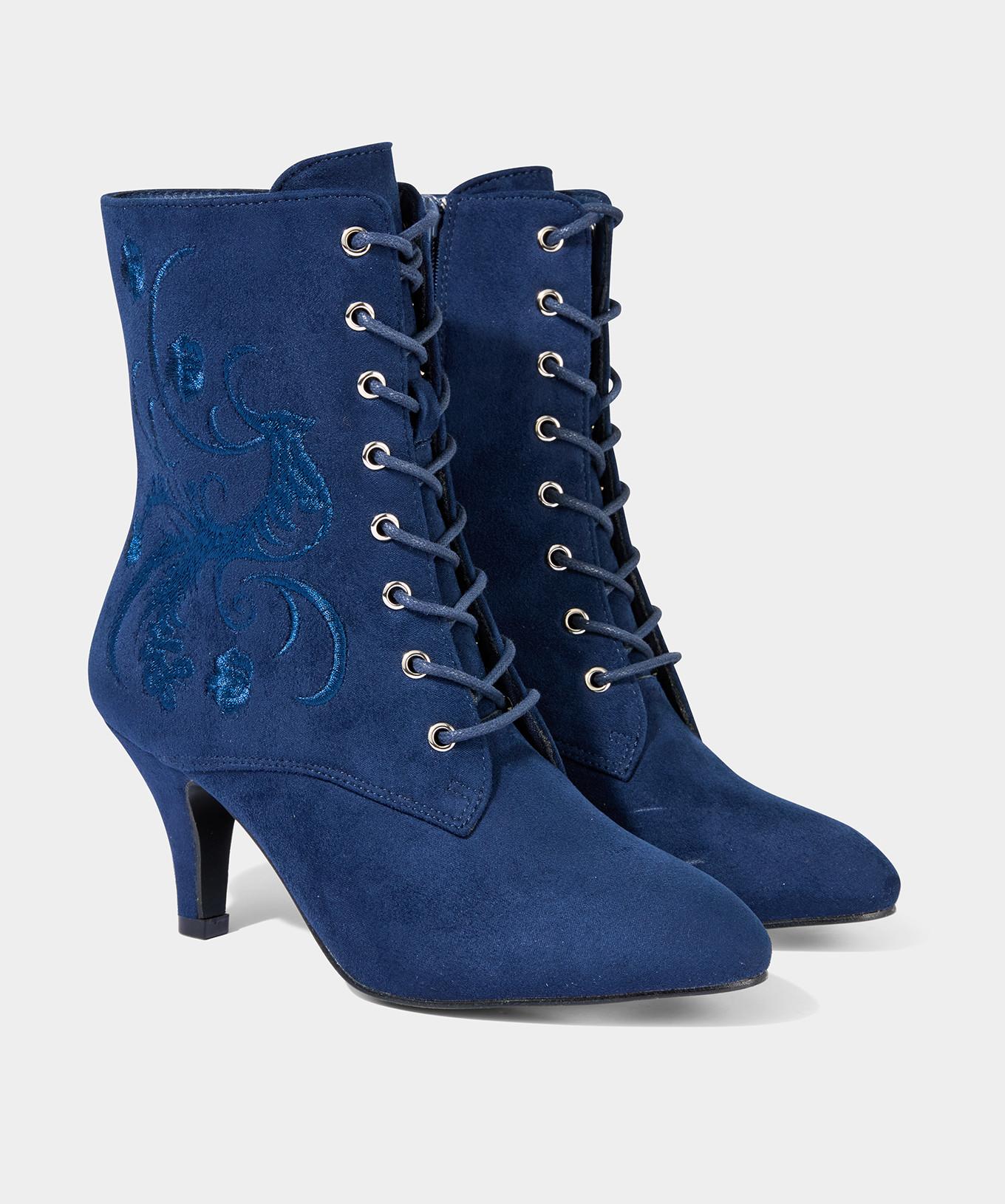 Joe Browns Schicke bestickte Schnürstiefeletten