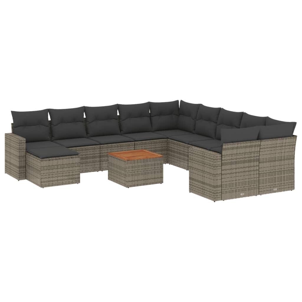 VidaXL Garten sofagarnitur poly-rattan