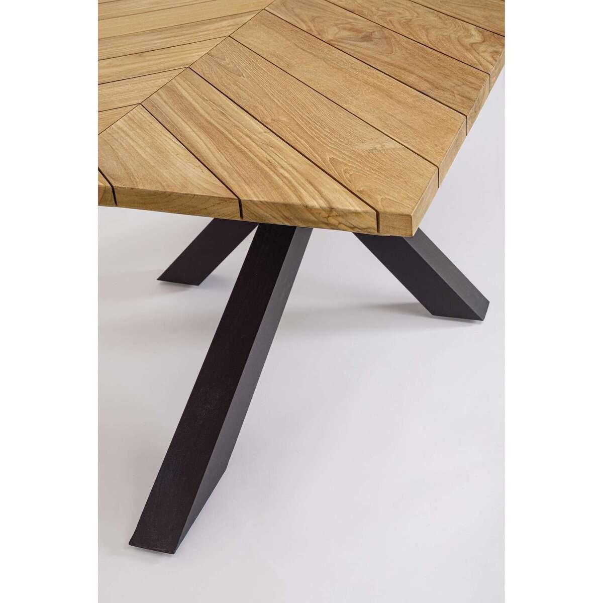 mutoni lifestyle Gartentisch Palmdale Teakholz natur 200x100
