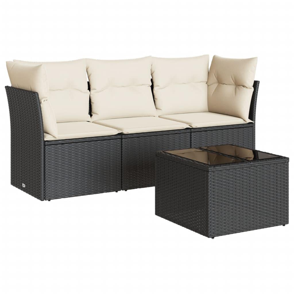 VidaXL Garten sofagarnitur poly-rattan