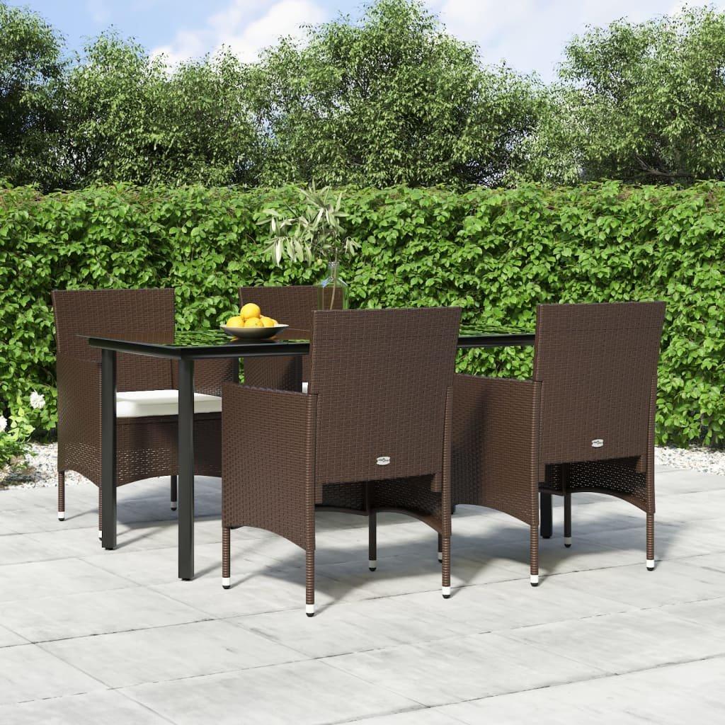 VidaXL Garten essgruppe poly-rattan