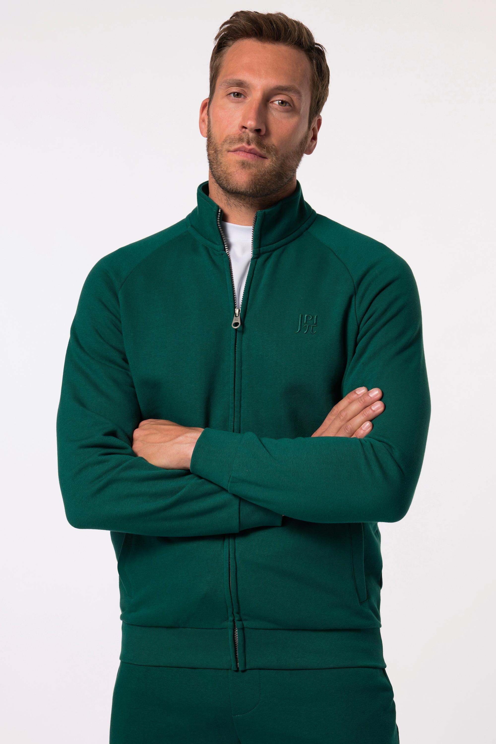 JP1880 Sweatjacke, Fitness, Stehkragen, bis 7 XL