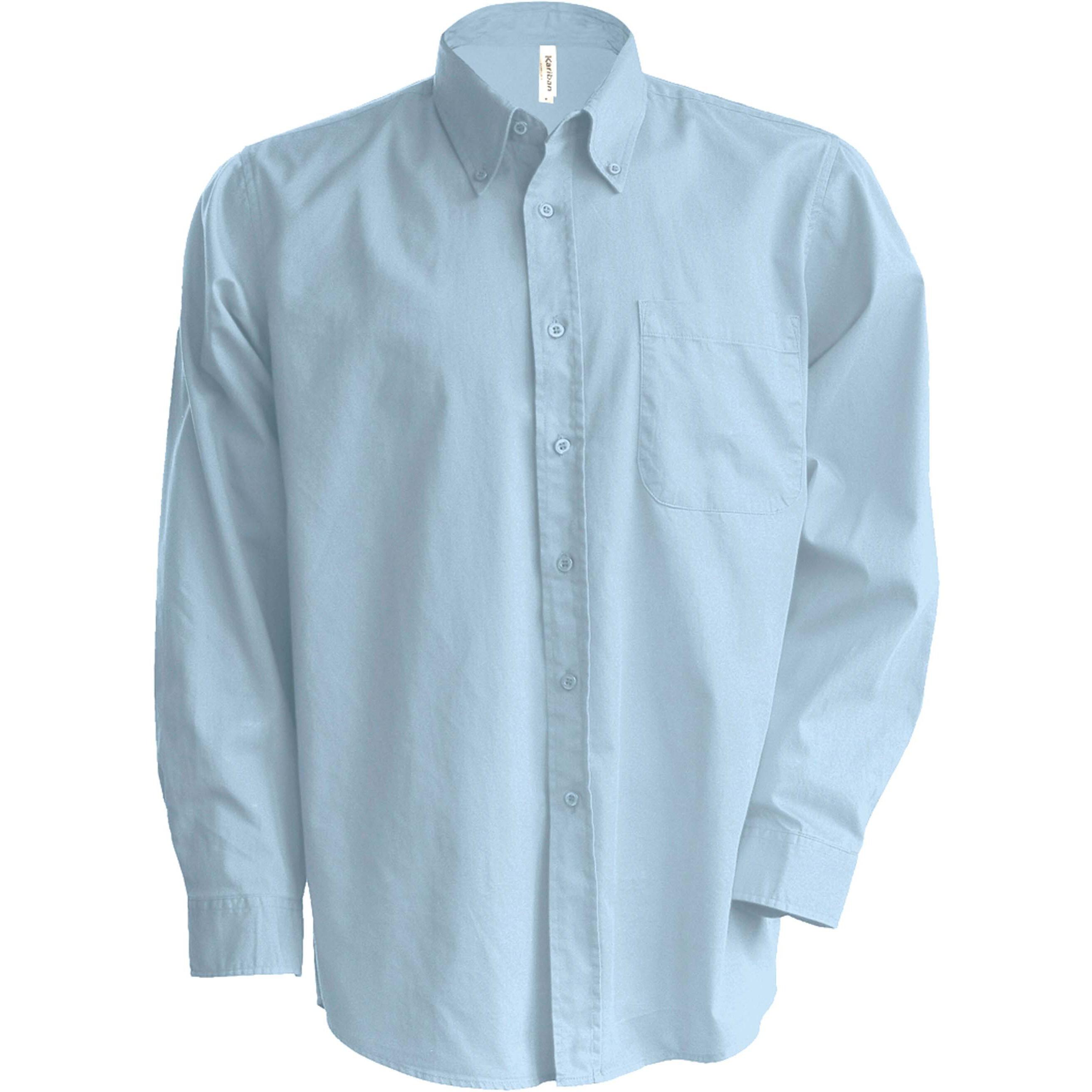 Kariban Oxford Langarmhemd