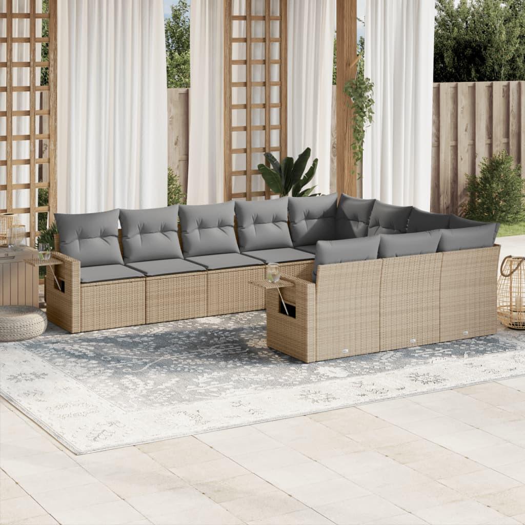 VidaXL Garten sofagarnitur poly-rattan