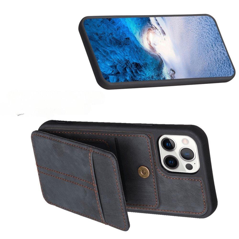 Cover-Discount iPhone 15 Pro - Kickstand Case mit Kartenfächer