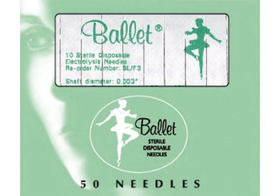 BALLET Epilationsnadeln F3 unisoliert 50 Stk.