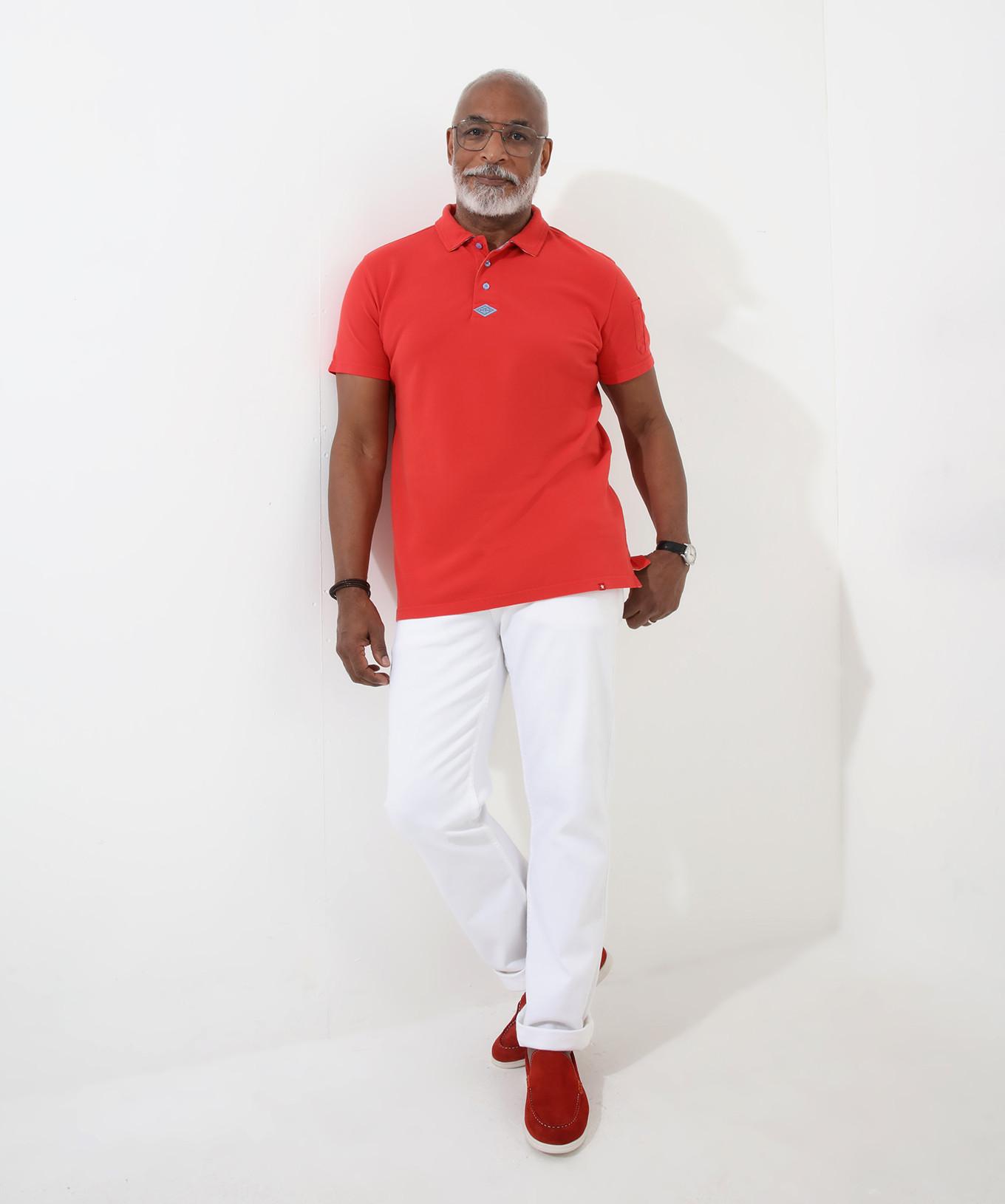 Joe Browns Pique Poloshirt mit Streifenbesatz