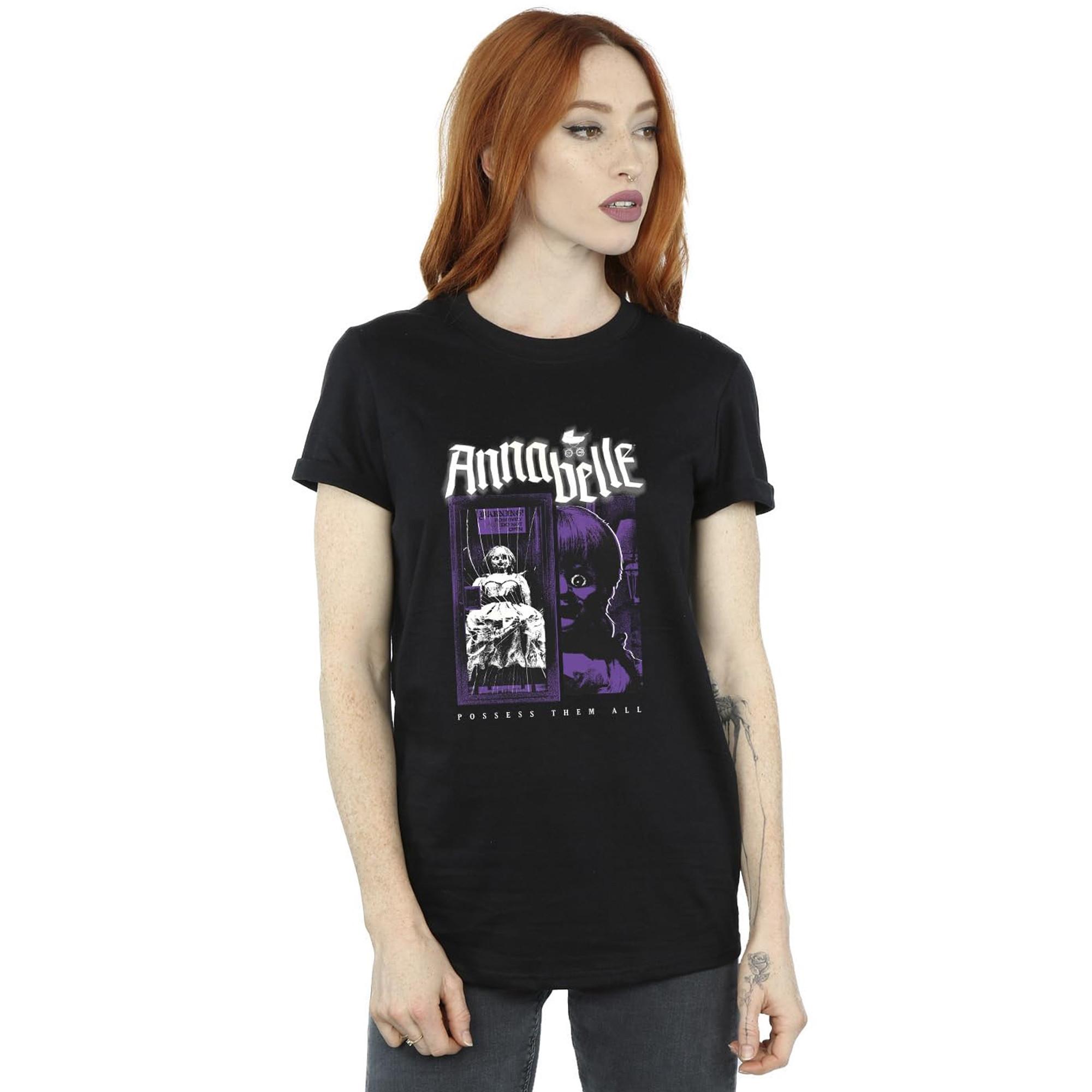 Annabelle Poster Print Boyfriend T-Shirt