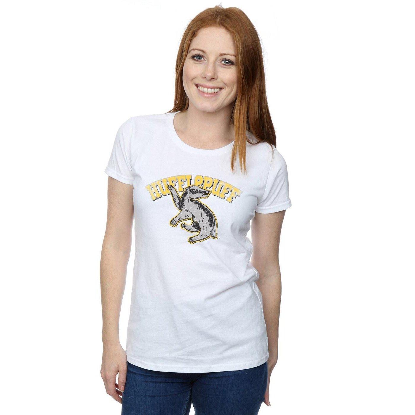 Harry Potter Hufflepuff Dachs Print T-Shirt