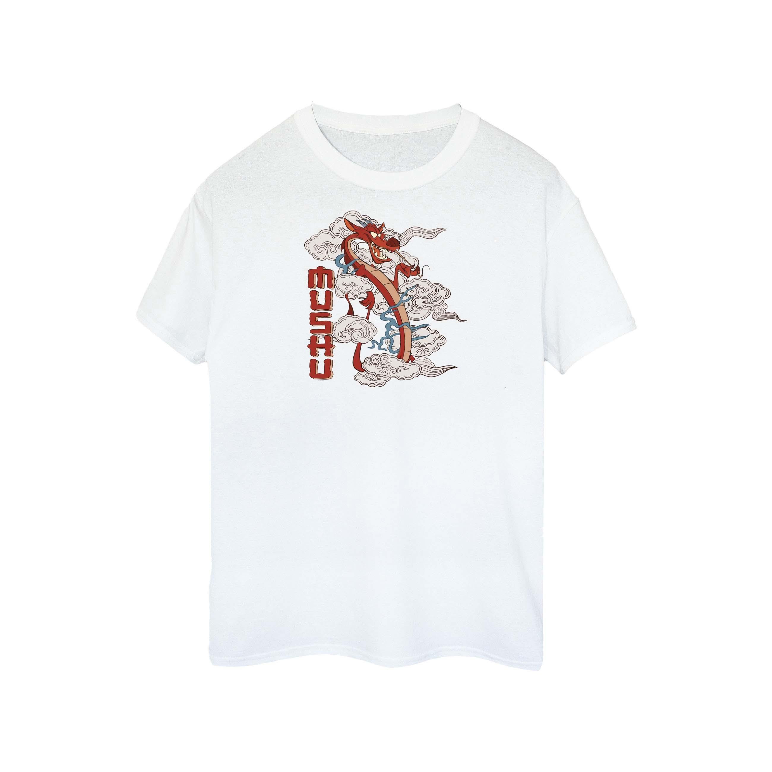 Disney Mushu Drachen Print T-Shirt