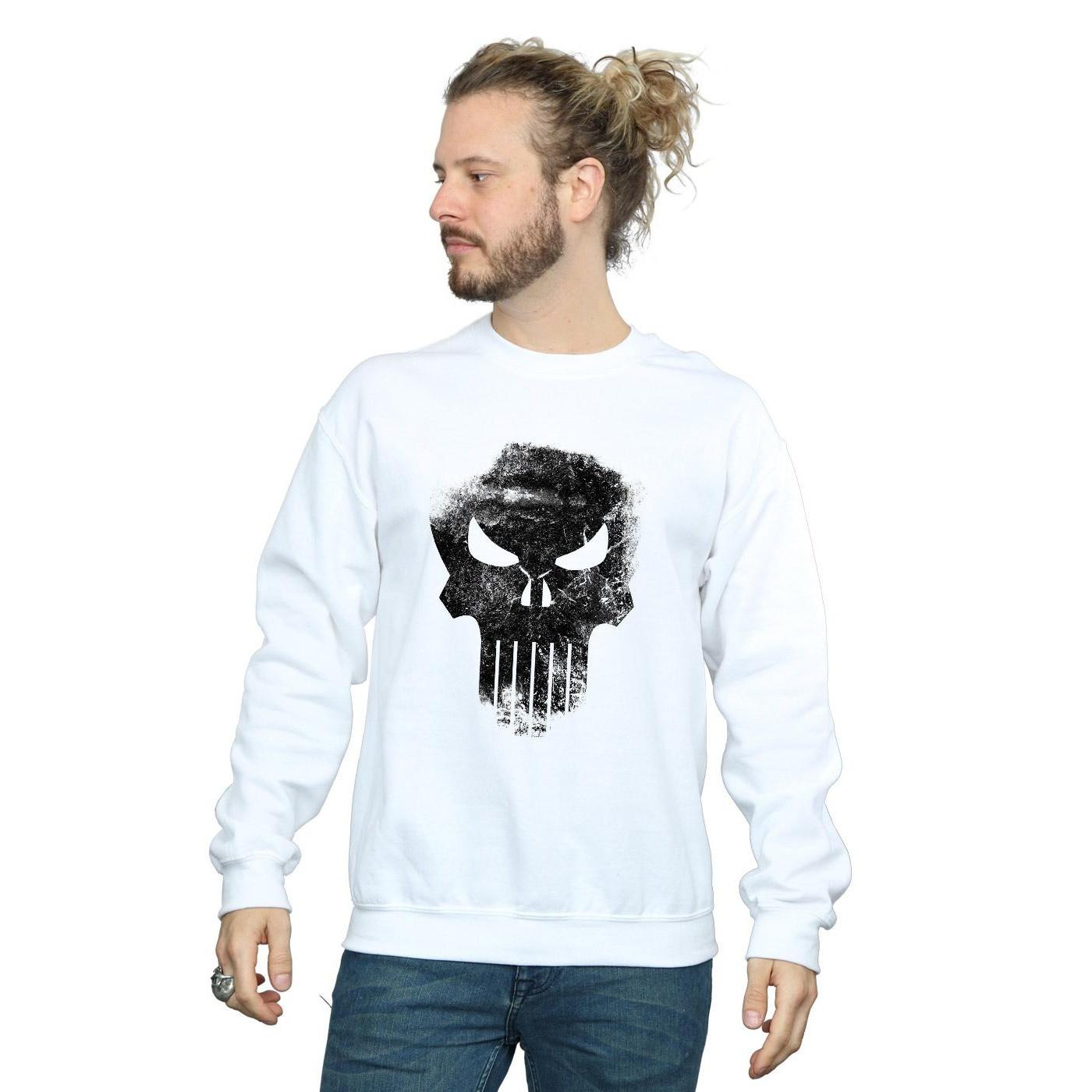 MARVEL The Punisher Distrressed Skull Sweatshirt