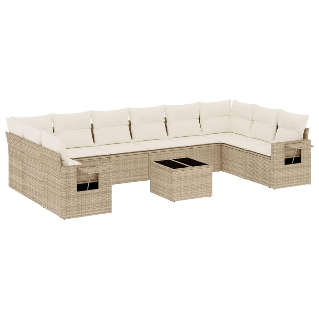 VidaXL Garten sofagarnitur poly-rattan