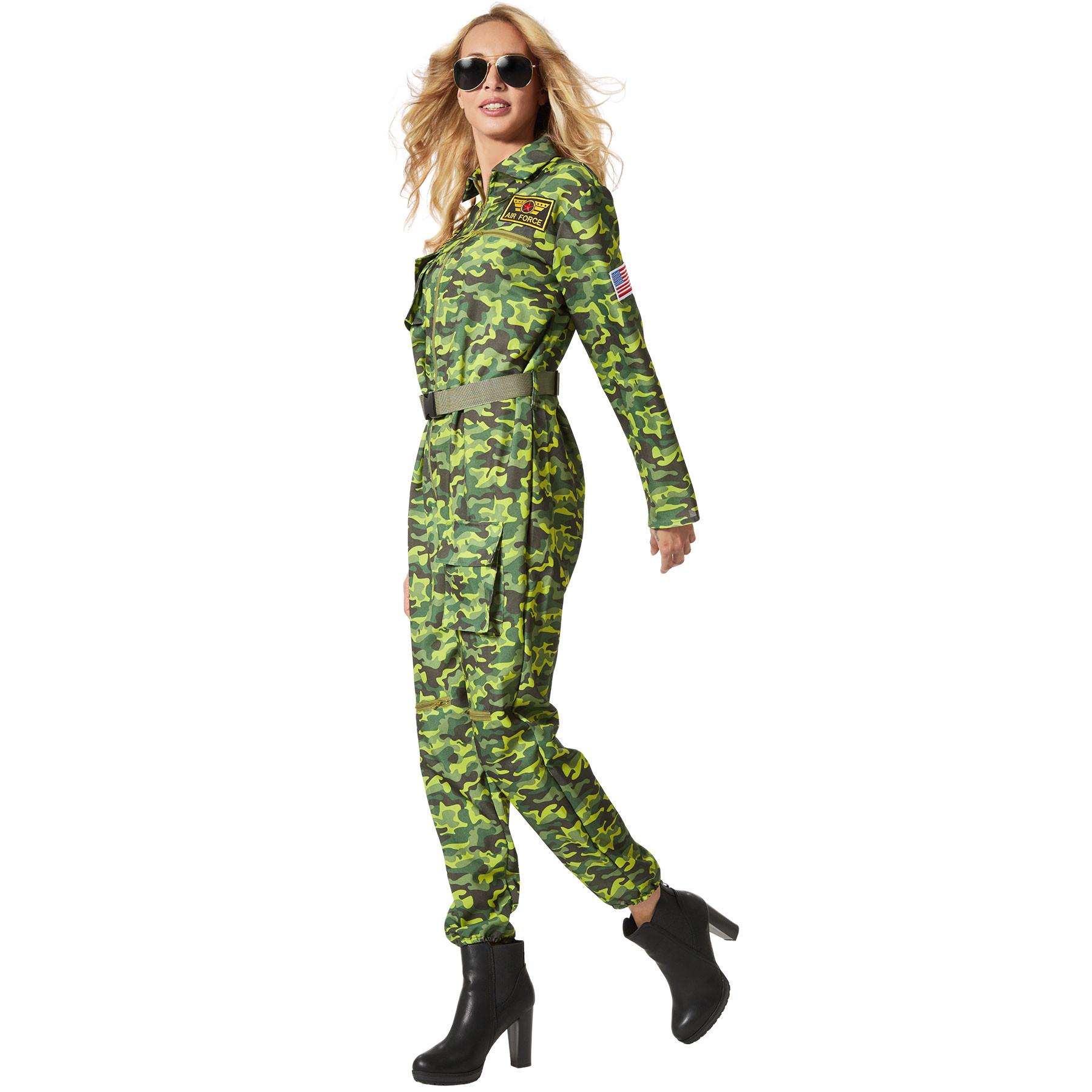 Tectake kostüm Jet Fighter Pilot Camouflage