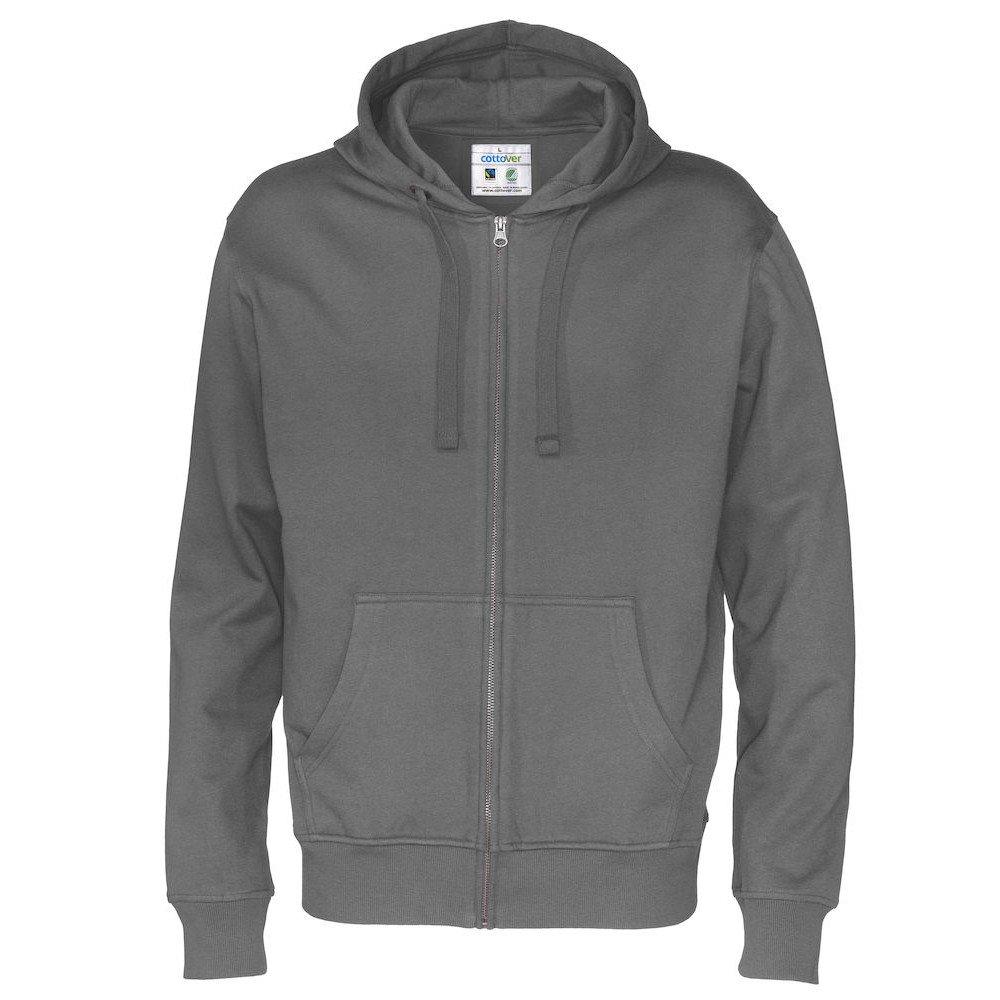 Cottover Hoodie mit durchgehendem Reißverschluss