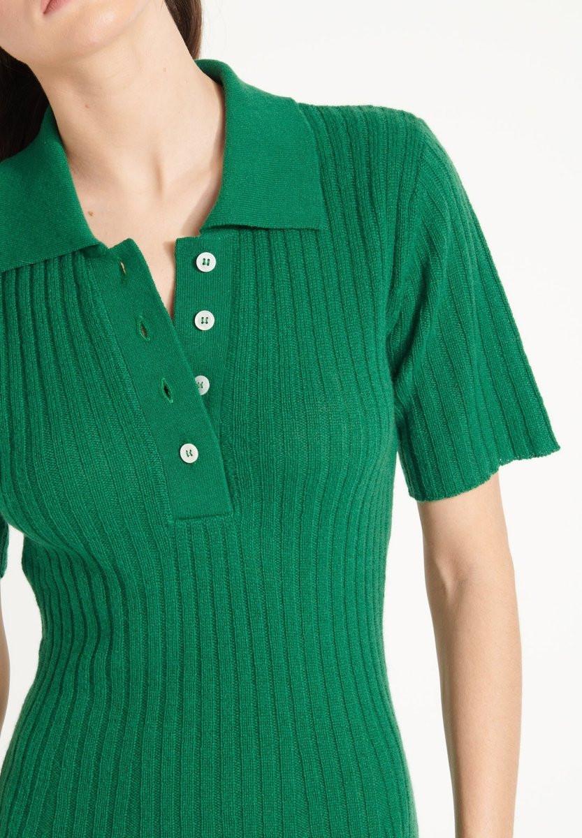 Studio Cashmere8 AVA 17 Geripptes Strickkleid